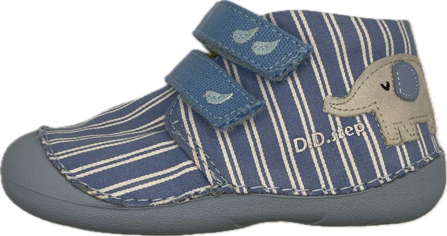 OBUV DDStep C015-384A SKY BLUE proužky